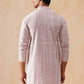 Pink Kurta with White Thread Embroidery ( KO 5280 Magenta )