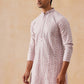 Pink Kurta with White Thread Embroidery ( KO 5280 Magenta )
