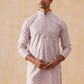 Pink Kurta with White Thread Embroidery ( KO 5280 Magenta )