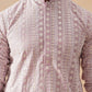 Pink Kurta with White Thread Embroidery ( KO 5280 Magenta )