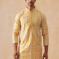 Sunshine Mustard Kurta with White Thread Embroidery ( KO 5280 Mustard ) [FF] [O-11-12]