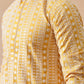 Sunshine Mustard Kurta with White Thread Embroidery ( KO 5280 Mustard ) [FF] [O-11-12]
