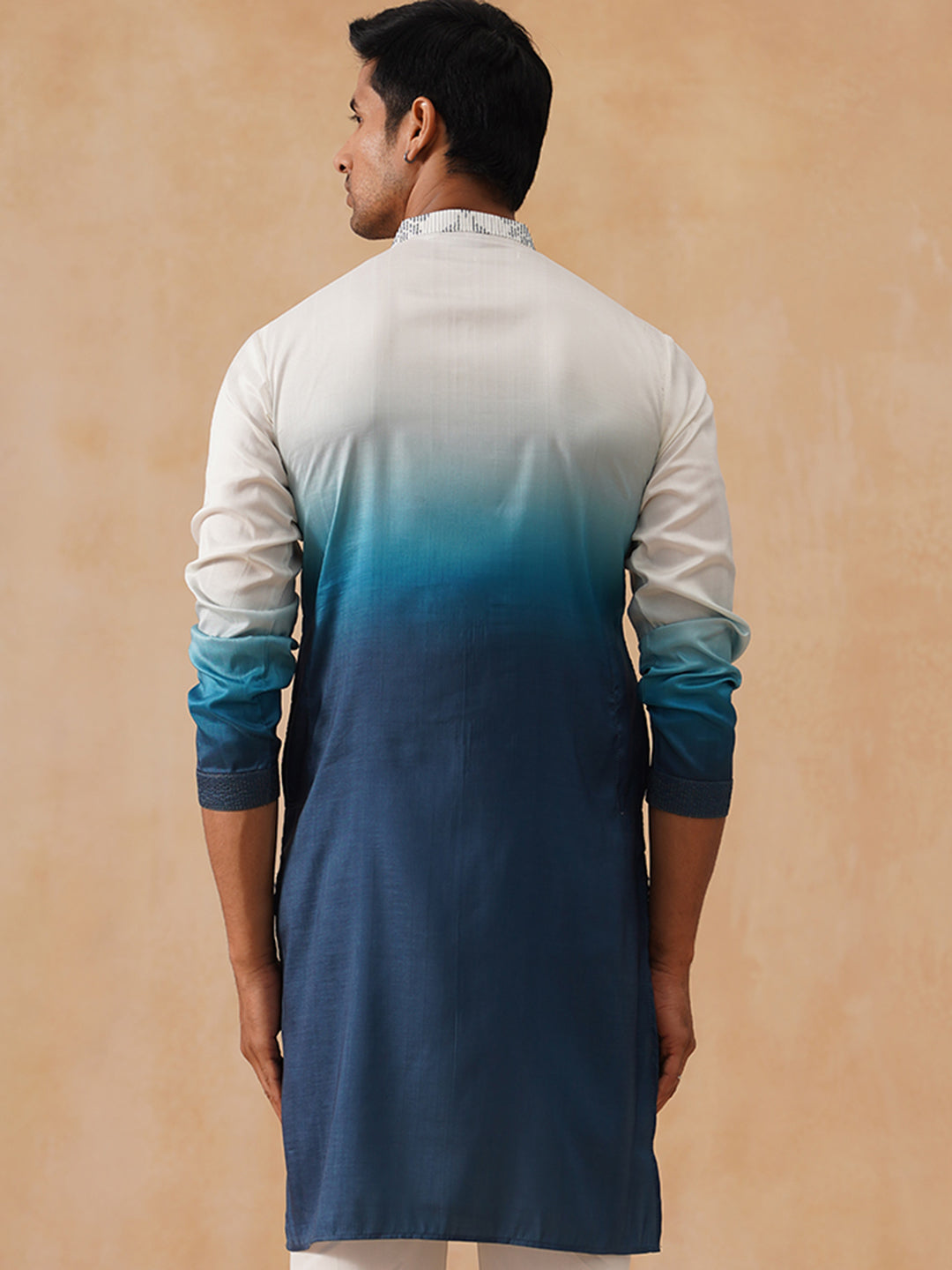Men’s Ombre Kurtas ( KO 5284 Blue )