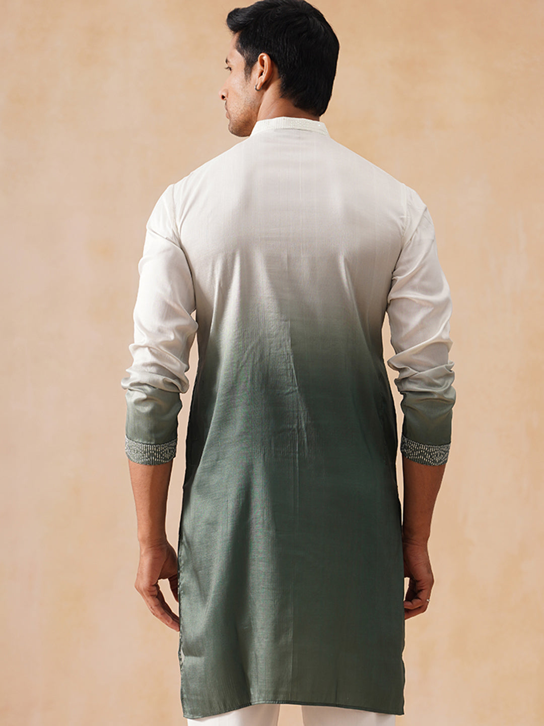 Men’s Ombre Kurtas ( KO 5284 Grey )