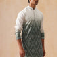 Men’s Ombre Kurtas ( KO 5284 Grey )