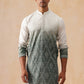 Men’s Ombre Kurtas ( KO 5284 Grey )