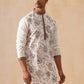 Traditional Embroidered Kurta for Men ( KO 5285 White )