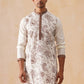 Traditional Embroidered Kurta for Men ( KO 5285 White )