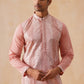 Embroidered Mirror Work Kurta Pyjama ( KO 5286 Pink )
