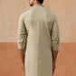 Floral Thread Embroidered Silk Blend Kurtas ( KO 5290 Pista )