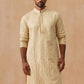 Men’s Festive Kurta with Intricate Embroidery ( KO 5293 Beige ) [FF] [ I2 ]