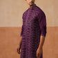 Ethnic Kurtas in Luxurious Silk Blend ( KO 5295 Purple )