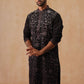 Men’s Silk Blend Embroidered Kurtas ( KO 5296 Magenta )