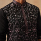 Men’s Silk Blend Embroidered Kurtas ( KO 5296 Magenta )