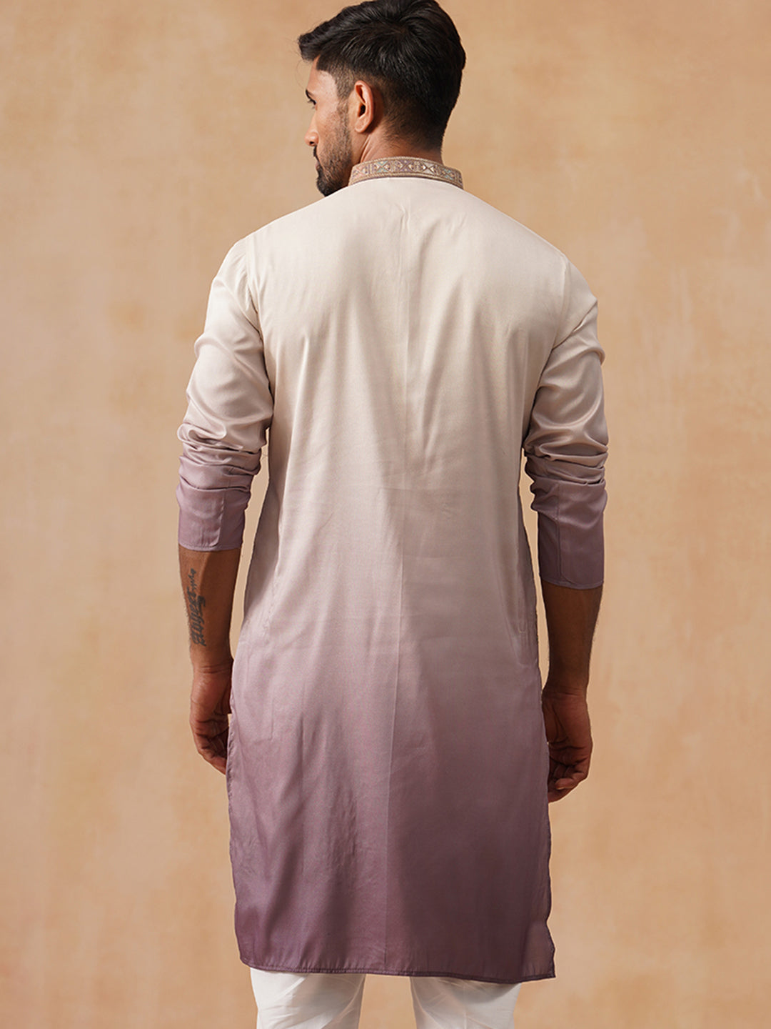 Men’s Ombre Kurtas ( KO 5298 Purple )