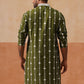 Classic Embroidered Kurtas ( KO 5299 Olive )