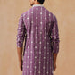 Classic Embroidered Kurtas ( KO 5299 Purple )