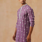 Classic Embroidered Kurtas ( KO 5299 Purple )
