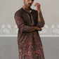 Olive Floral Printed Kurta for Men ( KO 5303 Olive ) [FF] [J-2]