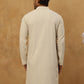 Men Embroidered Viscose Rayon Kurta ( KO 5305Beige )