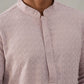 Men Embroidered Viscose Rayon Kurta ( KO 5305 Peach ) [FF] [E-7-8]
