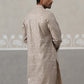 Silk Blend Designer Embroidered Kurta (KO 5306 Grey ) [FF] [P-17]