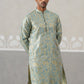 Designer Silk Blend Kurta for Men ( KO 5309 Sea-Green ) [FF] [A-1-4]