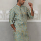 Designer Silk Blend Kurta for Men ( KO 5309 Sea-Green ) [FF] [A-1-4]