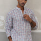 Printed and Emrbroidered Kurta ( KO 5314Blue ) [FF] [C-10]