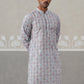 Printed and Emrbroidered Kurta ( KO 5314Blue ) [FF] [C-10]