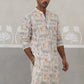Printed and Emrbroidered Kurta ( KO 5314 Off-White ) [FF] [C-10]