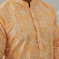 Printed and Emrbroidered Kurta ( KO 5314Orange ) [FF] [C-10]