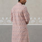 Printed and Emrbroidered Kurta ( KO 5314 Peach ) [FF] [C-10]