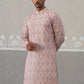 Printed and Emrbroidered Kurta ( KO 5314 Peach ) [FF] [C-10]