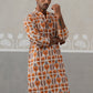 Silk Blend Woven Design Kurta (KO 5315 Orange ) [FF] [A-1-4]