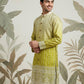 Designer Embroidery Silk Blend Kurta for Men ( KO 5317Pista S ) [FF] [B-1-2]