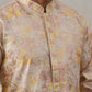 Floral Embroidered and Sequins Kurta ( KO 5323 Cream ) [FF] [B-1-2]