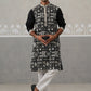 Silk Blend Embroidered Kurtas (KO 5325 Black ) [FF] [B-10]