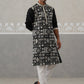 Silk Blend Embroidered Kurtas (KO 5325 Black ) [FF] [B-10]