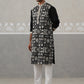 Silk Blend Embroidered Kurtas (KO 5325 Black ) [FF] [B-10]