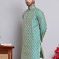 Jacquard Kurtas For Men ( INKO 568Green )