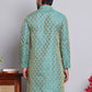 Jacquard Kurtas For Men ( INKO 568Green )