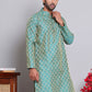Jacquard Kurtas For Men ( INKO 568Green )