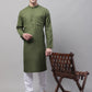 Jompers Men's Cotton Solid Kurtas