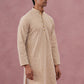 Floral Embroidered Kurta (KO 626 Beige ) [FF] [G-1-5]