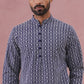 Floral Embroidered Kurta (KO 626 Blue ) [FF] [G-1-5]