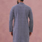 Floral Embroidered Kurta (KO 626 Blue ) [FF] [G-1-5]
