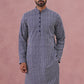 Floral Embroidered Kurta (KO 626 Blue ) [FF] [G-1-5]
