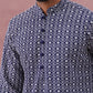Floral Embroidered Kurta (KO 626 Blue ) [FF] [G-1-5]