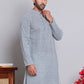Floral Embroidered Kurtas ( INKOO 626Grey )